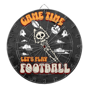 Speltijd Let's Play Football Halloween Funny Dartbord