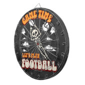 Speltijd Let's Play Football Halloween Funny Dartbord (Voorkant Rechts)