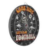 Speltijd Let's Play Football Halloween Funny Dartbord (Voorkant Links)