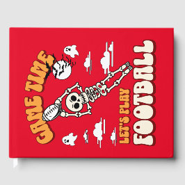 Speltijd Let's Play Football Halloween Funny Gastenboek