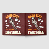 Speltijd Let's Play Football Halloween Funny Gastenboek (Volledig)