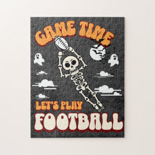 Speltijd Let's Play Football Halloween Funny Legpuzzel