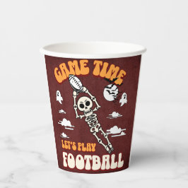 Speltijd Let's Play Football Halloween Funny Papieren Bekers