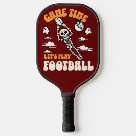 Speltijd Let's Play Football Halloween Funny Pickleball Paddle
