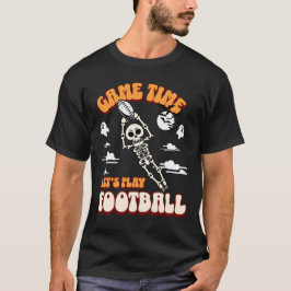 Speltijd Let's Play Football Halloween Funny T-shirt