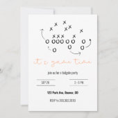 Speltijd Tailgate Party uitnodiging (Voorkant)