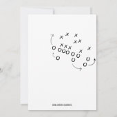 Speltijd Tailgate Party uitnodiging (Achterkant)