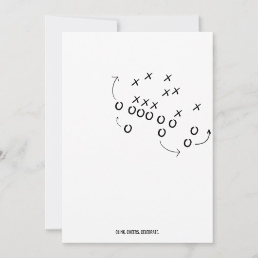 Speltijd Tailgate Party uitnodiging (Achterkant)