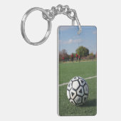 Speltijdperspectief - Voetbal/Futbol Sleutelhanger (Voorkant Links)