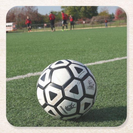 Speltijdperspectief - Voetbal - Onderzetter (Voorkant)