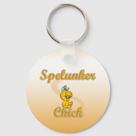 Spelunker Chick Sleutelhanger (Voorkant)