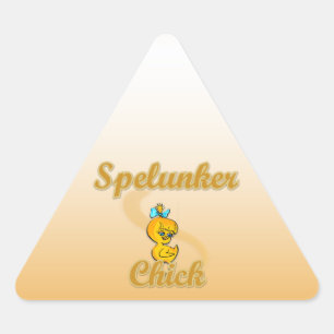 Spelunker Chick Sticker