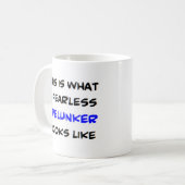 spelunker zonder angst koffiemok (Voorkant links)