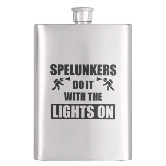 Spelunkers doen het met licht erop flacon (Voorkant)