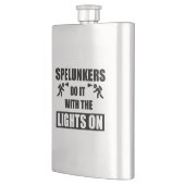 Spelunkers doen het met licht erop flacon (Links)