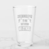 Spelunkers doen het met licht erop glas (Achterkant)