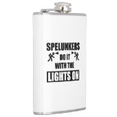 Spelunkers doen het met licht erop heupfles (Rechts)