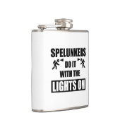 Spelunkers doen het met licht erop heupfles (Rechts)