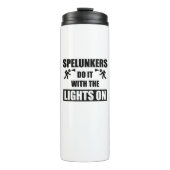 Spelunkers doen het met licht erop thermosbeker (Voorkant)