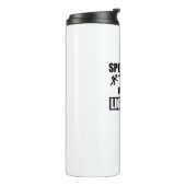 Spelunkers doen het met licht erop thermosbeker (Gedraaid links)