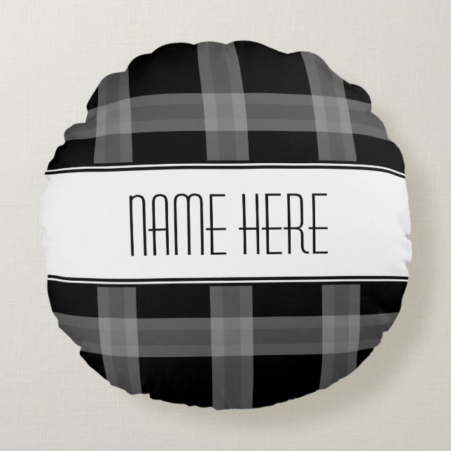 Spelzwarte ustum Decorative Pillow Rond Kussen (Voorkant)