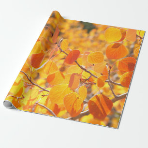 Spen bladeren van Herfst Cadeaupapier