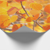 Spen bladeren van Herfst Cadeaupapier (Hoek)
