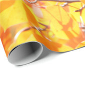 Spen bladeren van Herfst Cadeaupapier (Rol Hoek)