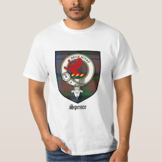 Spence Clan Crest Badge Tartan T-shirt