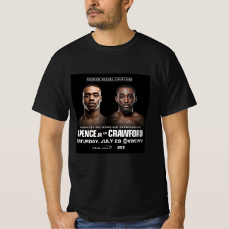 Spence vs Crawford officieel poster T-shirt