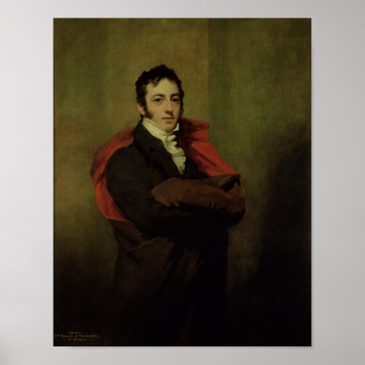 Spencer, 2e Marquess of Northampton, 1821 Poster (Voorkant)