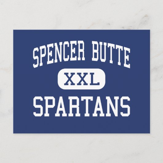 Spencer Butte Spartans Middle Eugene Oregon Briefkaart (Voorkant)