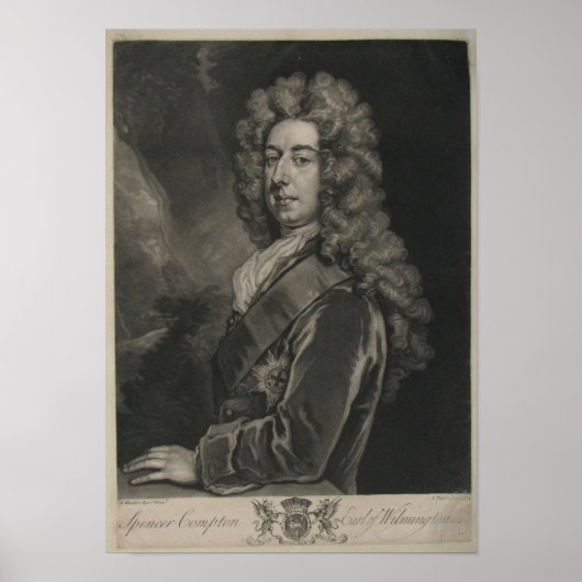Spencer Compton, Earl of Wilmington Poster (Voorkant)