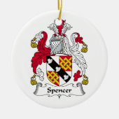 Spencer Family Crest Keramisch Ornament (Voorkant)