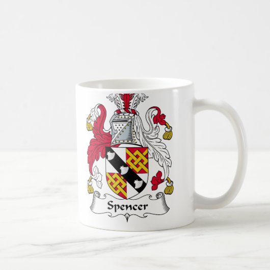 Spencer Family Crest Koffiemok (Rechts)