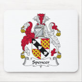 Spencer Family Crest Muismat (Voorkant)