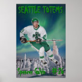 Spencer Galvin - Seattle Totems Poster (Voorkant)