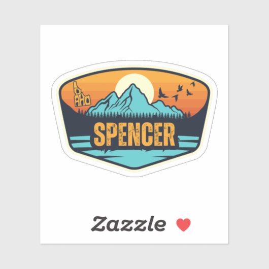 Spencer, Idaho Sticker (Vel)