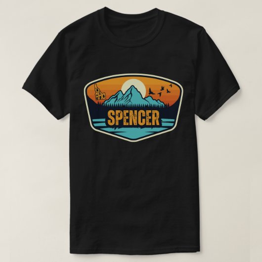 Spencer, Idaho T-shirt (Design voorkant)