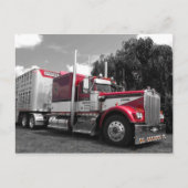 Spencer Kenworth W900A Briefkaart (Voorkant)