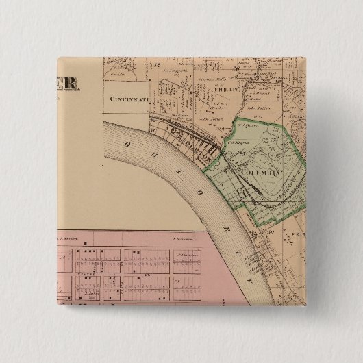 Spencer Madisonville, Ohio Vierkante Button 5,1 Cm (Voorkant)