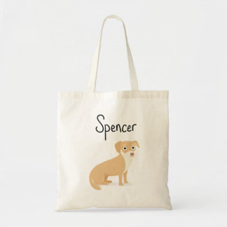 Spencer op een tas. tote bag