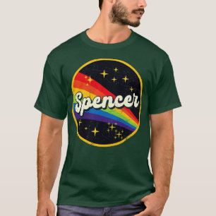 Spencer regenboog in ruimte  grungeStyle T-shirt