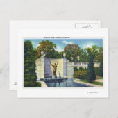 Spencer Trask Memorial Fountain Uitzicht Briefkaart (Voorkant / Achterkant)