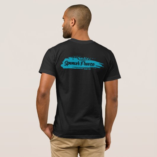 Spencer Tshirt Black (Achterkant volledig)