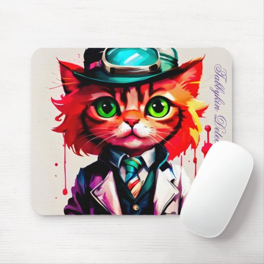 Spencer van het Tabbykin Detective Agency Muismat (Met muis)