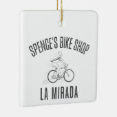Spence's Bike Shop La Mirada  Keramisch Ornament (Rechts)