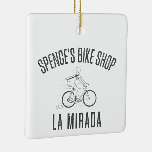 Spence's Bike Shop La Mirada  Keramisch Ornament (Rechts)