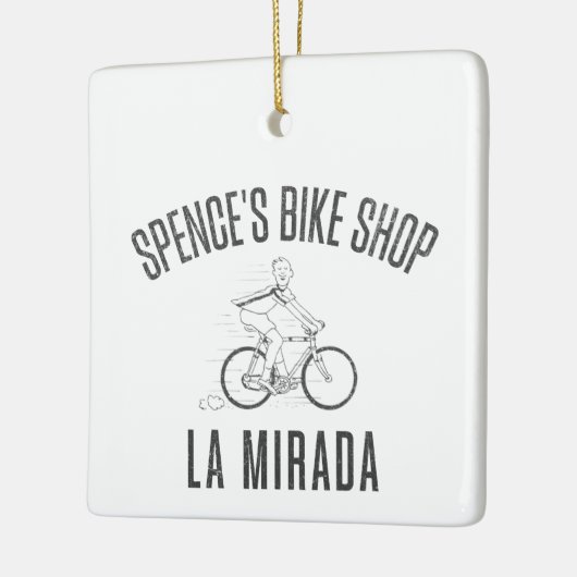 Spence's Bike Shop La Mirada Keramisch Ornament (Links)