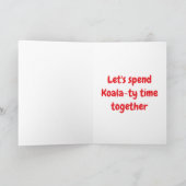 Spend Koala-ty time Kaart (Binnen)